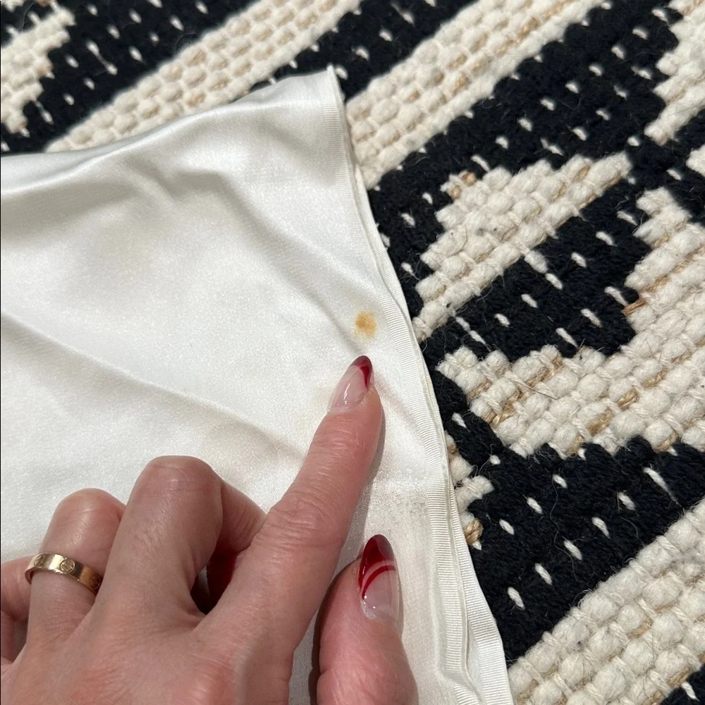 Vintage Floral Embroidered silk Scarf